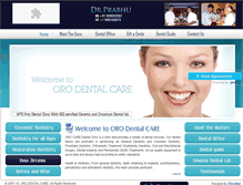 Tablet Screenshot of orodentalcare.com